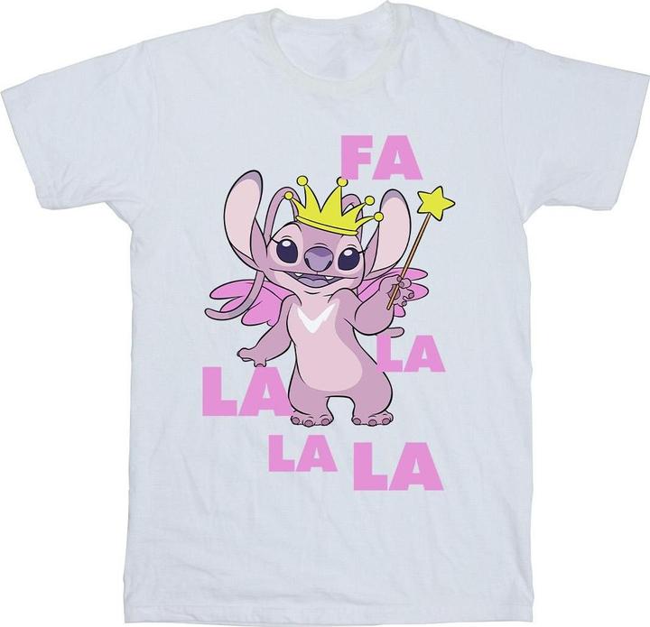 Disney Lilo & Stitch Angel Fa La La TShirt (5XL)