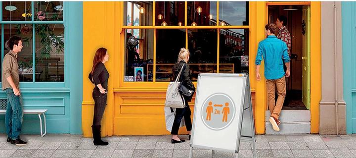 Actual product image Nobo Poster stand (A1)