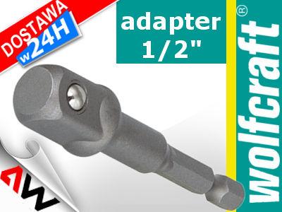 Produktbild wolfcraft wolfcraft 1 Stecknuss-Adapter Aufnahme 1/2, l=72mm (1/2")