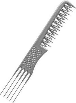 Image du produit Hercules Sägemann TM 256 gris 8" Peigne à fourche à crêper avec aiguille en acier inoxydable Master