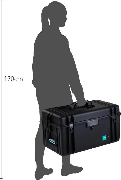 Produktbild HPRC 4300 Koffer mit Schaumstoff,schwarz/blau (Fotokoffer, 4 l)