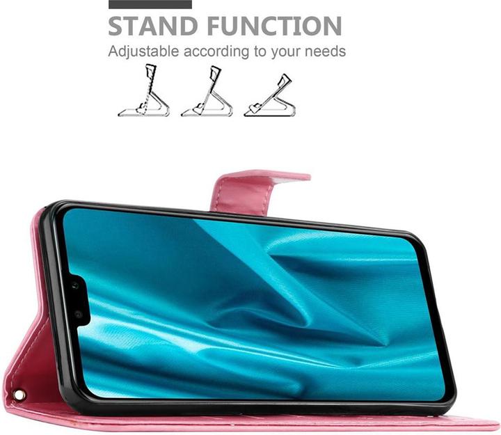Productafbeelding Cadorabo Bloemen Boekomslag (Huawei Y9 (2019))