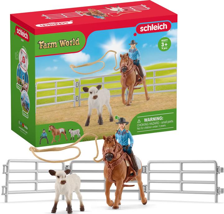 Produktbild Schleich Team Roping mit Cowgirl
