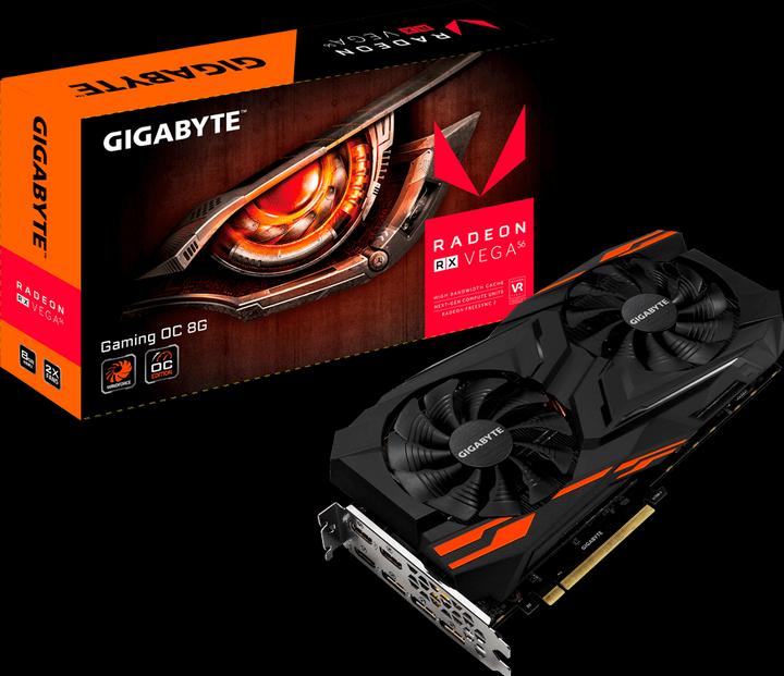 Image du produit Gigabyte Radeon RX Vega 56 Gaming OC (8 Go)