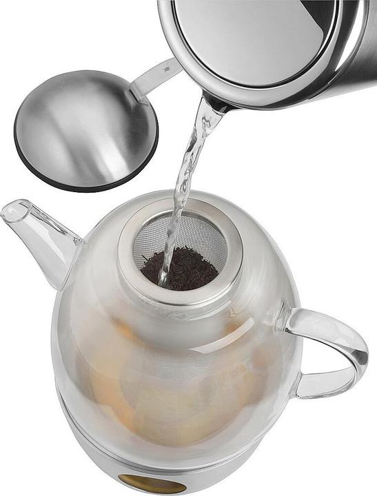 Produktbild WMF Teeset Teekanne mit Stövchen und Siebeinsatz 3tlg Glaskanne 1l SmarTea (1 l)