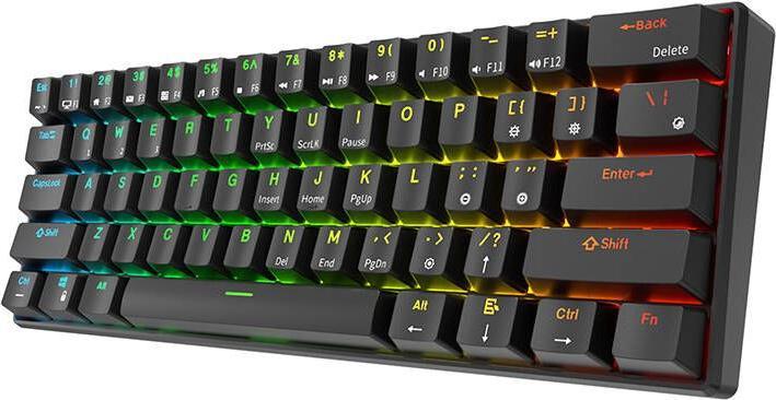 Produktbild Royal Kludge RK61 (US, Kabellos, Kabelgebunden)