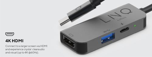 Image du produit LINQ Connects 3in1 USB-C Multiport Hub (USB-C, 1 Ports)