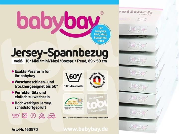 Immagine prodotto Babybay Copertina in jersey (89 x 50 cm)