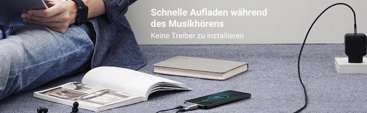 Produktbild Ugreen USB-C zu 3.5mm Audio Adapter mit DAC Chip