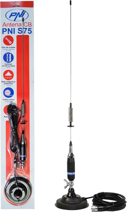 Actual product image PNI CB Antenna S75 Screw Butterfly Mount