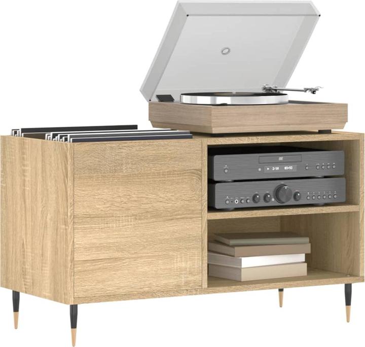 Immagine prodotto VidaXL Plattenschrank Sonoma-Eiche 85x38x48 cm Holzwerkstoff