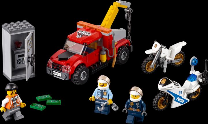 Actual product image LEGO Tow truck on the road (60137, LEGO City)