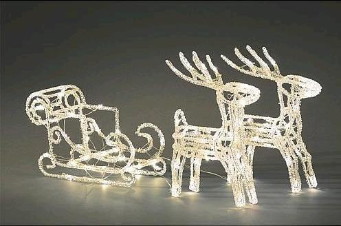 Actual product image Konstsmide Reindeer sleigh set