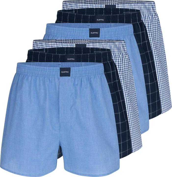 Bleu à carreaux