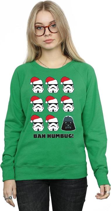 Actual product image Star Wars Womens/Ladies Christmas Humbug Sweatshirt (XXL)