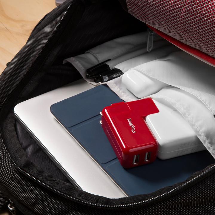Image du produit TwelveSouth PlugBug Duo double chargeur de voyage adaptateur d'alimentation pour MacBooks 2x ports USB