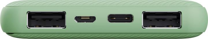 Produktbild Trust POWER BANK USB 10000MAH/PRIMO GREEN 25029 (10000 mAh, 15 W, 37 Wh)