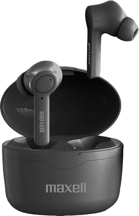 Actual product image Maxell Bass 13 Sync Up Wireless Bluetooth In-Ear Headphones with Charger Case Black (12 h, Wireless)