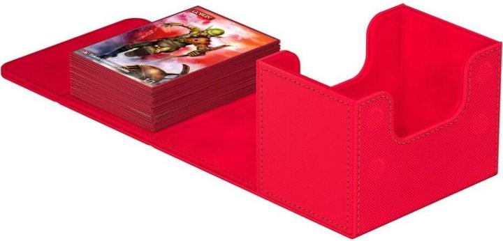 Image du produit Ultimate Guard Boîte à cartes XenoSkin Sidewinder Monocolor 80+ rouge
