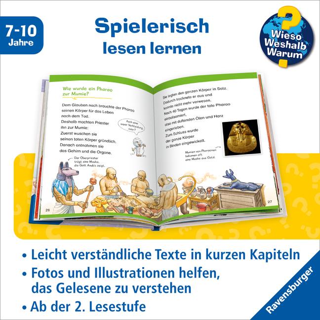 Productafbeelding Ravensburger Wieso? Weshalb? Warum? Erstleser, Band 9: Das alte Ägypten (Duits, Sandra Noa, Peter Friedl, 2023)