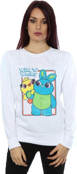 Actual product image Disney Womens/Ladies Toy Story 4 Duck And Bunny Wild And Wacky Sweatshirt (M)