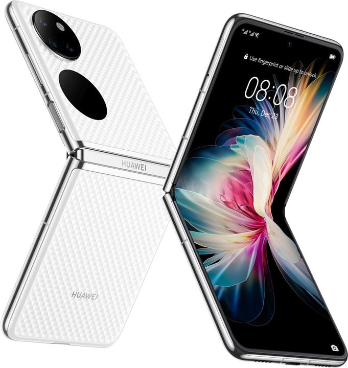 Huawei P50 Pocket (White) (256 GB, White, 6.90", Dual SIM, 40 Mpx, 4G)