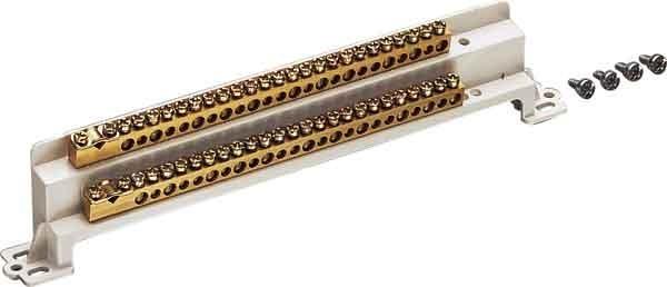 Immagine prodotto Hager HAG UT14A Terminale in ottone PE/N, universaleN, 2x25 terminali