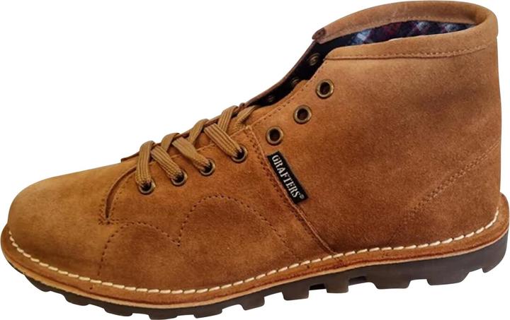 Grafters Schnürstiefel Heritage Wildleder