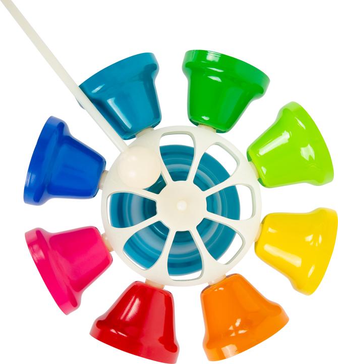 Actual product image small foot Bell Carousel (German, French, Italian, English)