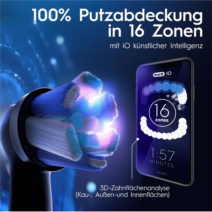 Immagine prodotto Oral-B iO 9 + Sensitive spazzolino elettrico nero (Spazzolino oscillante)