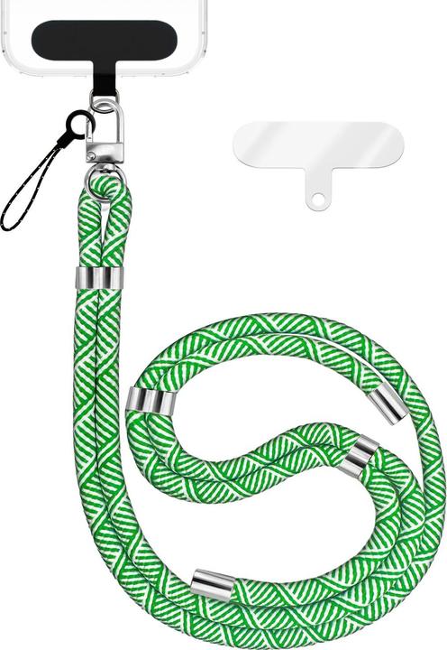 Actual product image Nalia HoldMe Lanyard Handykette – Universal Trageband für Smartphones - Verstellbar, Soft & Elastisch