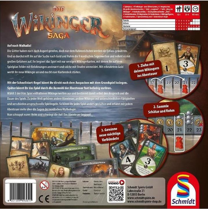 Actual product image Schmidt Spiele Viking Saga (mult) (German)