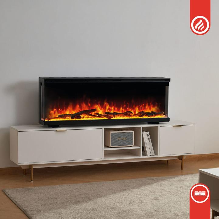 Actual product image Kaminio LEA 3-in-1 electric fireplace