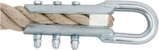 Produktbild IFS Hanf Kletterseil - Tau 4Meter mit Ringöse (4 m)