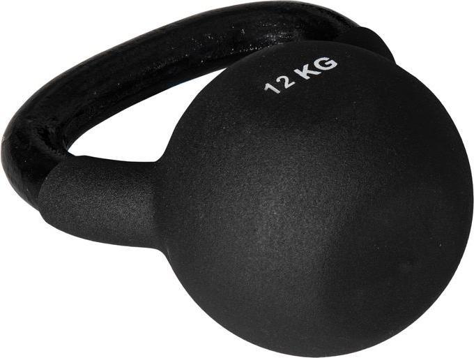 Actual product image Swisshandel24 12 KG Kettlebell Cast iron kettlebell with neoprene coating Floor-friendly kettlebell Weight (1 x 12 kg)
