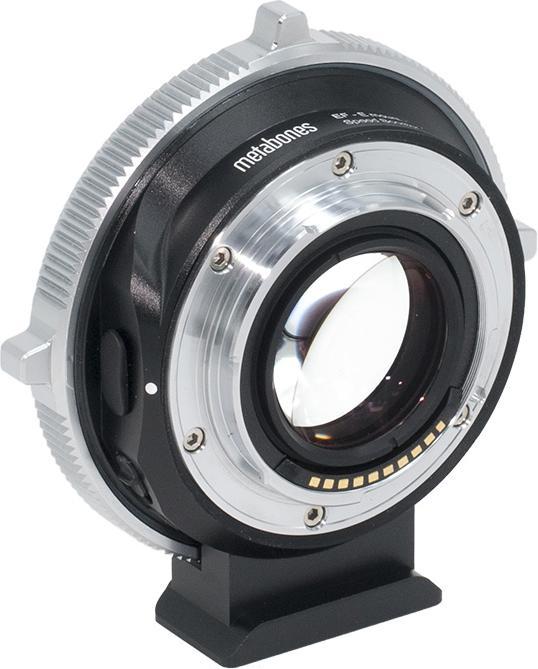 Actual product image Metabones MB SPEF-E-BT3, Canon EF, Sony E, Sort, Sølv, A9, A7RIII, A7RII, A7R, A7SII, A7S, A7II, A7