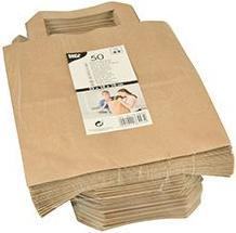 Image du produit Papstar Sac en papier, 180 x 100 x 220 mm, brun en papier kraft, 70 g/qm, capacité de charge : 4 kg, avec (Pochette cadeau, 50 x)