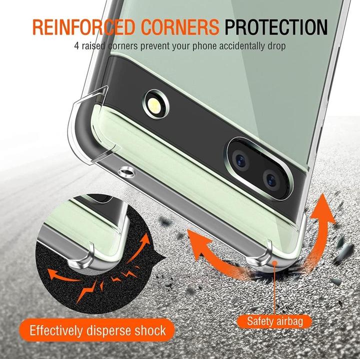 Actual product image Screenguard Crystal Clear Case Bumper (Google Pixel 6a)
