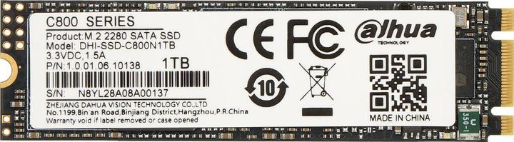Immagine prodotto Dahua C800N1TB SSD interno - 1TB - M.2 SATA - Harde schijf (1000 GB, M.2 2280)
