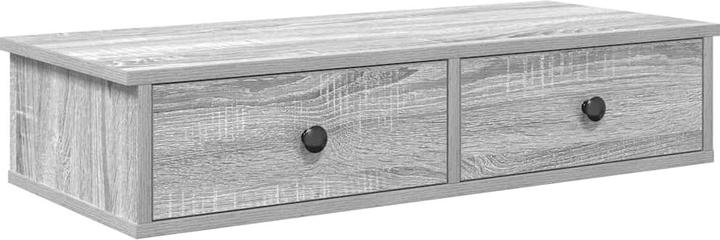 Image du produit VidaXL Étagère murale avec tiroirs Gris Sonoma 80x31x17 cm Bois composite