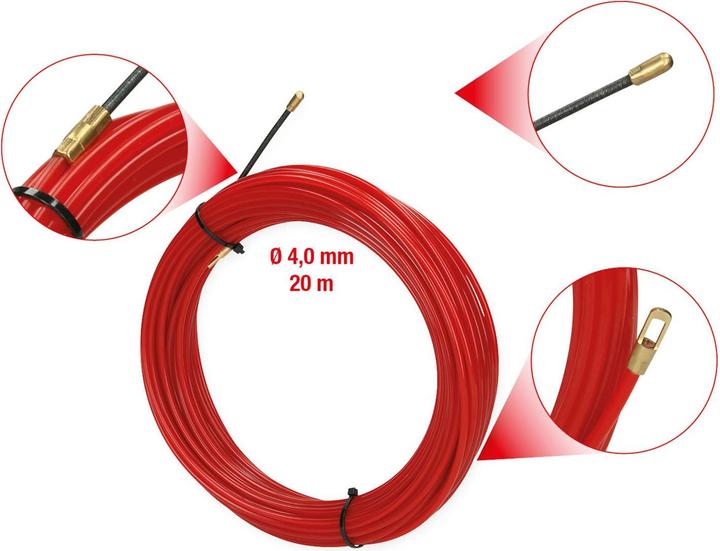 Actual product image KS Tools Cable retraction wire, 20.0 m (20 m)