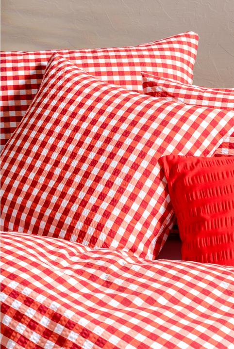Immagine prodotto Night Fashion Controlla il rosso/bianco (Copripiumino, 160 x 210 cm)
