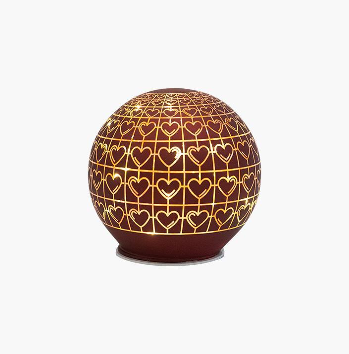 Actual product image Sirius Frida lantern, Ø 12 cm, Bordeaux (1 x)