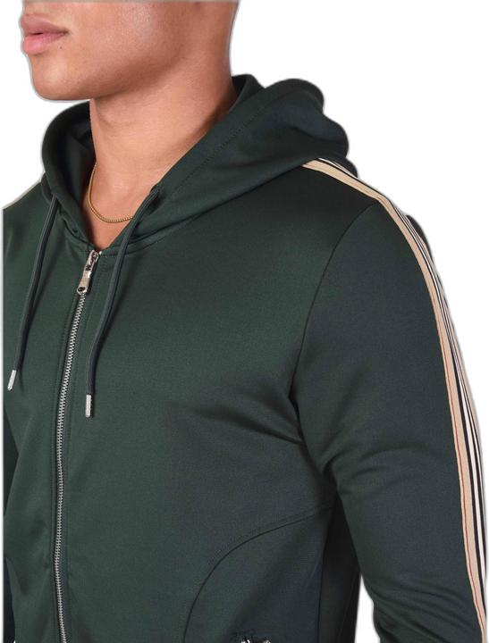 Produktbild Project X Paris kapuzen-sweatshirt mit reissverschuss und reiterstreifen (L)