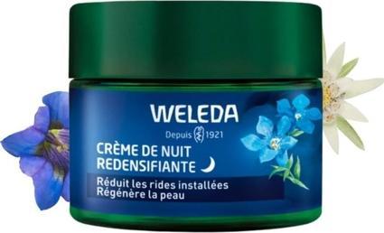 Produktbild Weleda Rückfettende Nachtcreme Blauer Enzian und Edelweiss 40ml (Körperlotion, 40 ml)