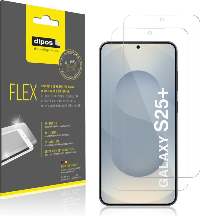 Actual product image Dipos 3D Full Cover Screen Protector (1 Piece, Samsung Galaxy S25+)