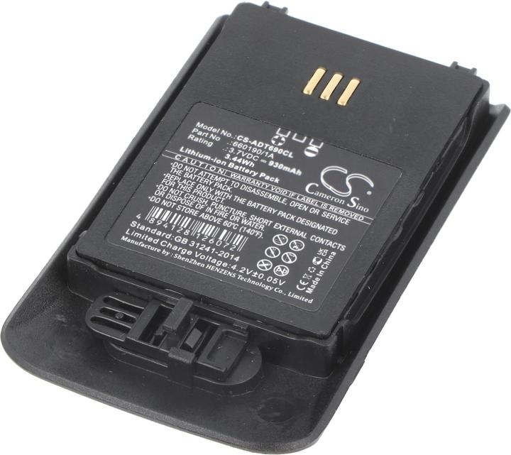 Actual product image XCell Replacement battery suitable for DeTeWe Aastra DT690, DT692 3,7 Volt 930mAh, 72,9x43,8x9mm
