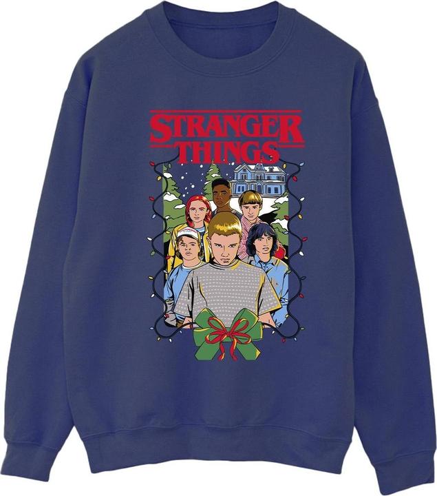Netflix Stranger Things Christmas Poster Sweatshirt (M)