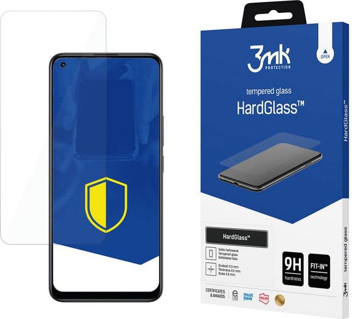 Produktbild 3MK 9H HardGlassâ¢ glass on Realme 8 (1 Stück, realme 8)