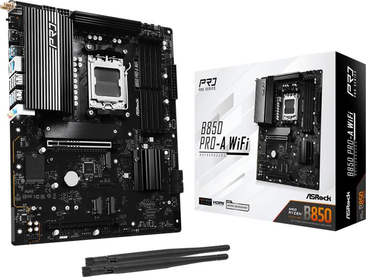 AsRock B850 Pro-A WiFi (AM5, AMD B850, ATX)